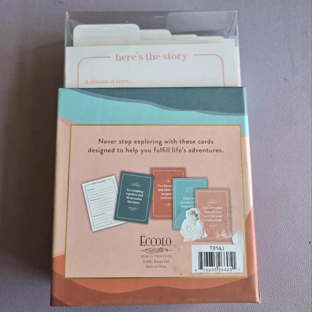 Eccolo Couples Bucket List‎ Card Deck
